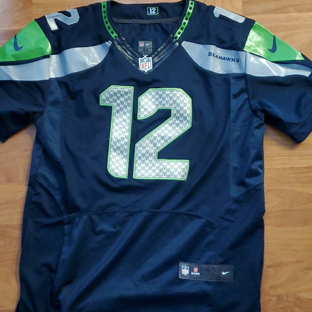 Seattle Seahawks fan jersey